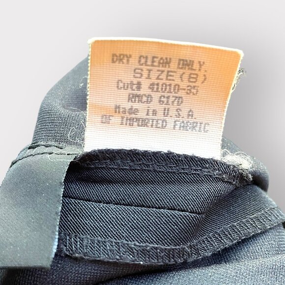 Laundry by Shelli Segal Size 8 VINTAGE Black Sleeveless V-Neck Bodycon Dress - Picture 7 of 11